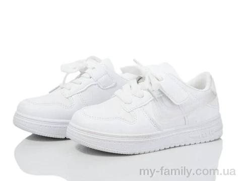 Кросівки штучна шкіра білий діти унісекс, Дитячі кросівки оптом