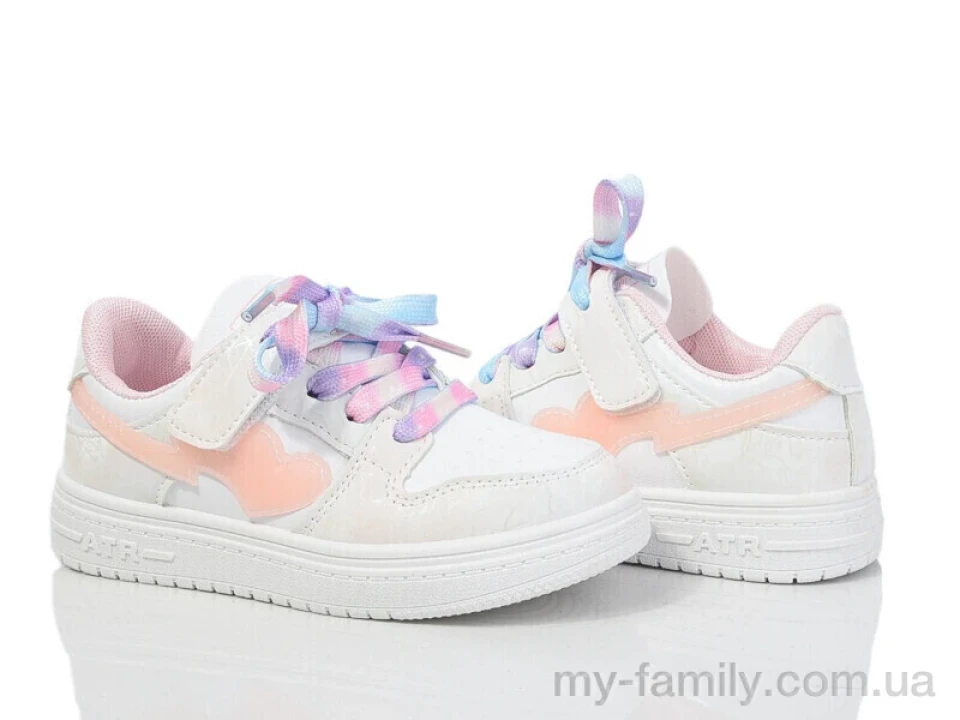 Кросівки штучна шкіра білий діти дівчинка, Дитячі кросівки оптом