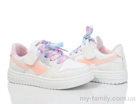 Кросівки штучна шкіра білий діти дівчинка, Дитячі кросівки оптом