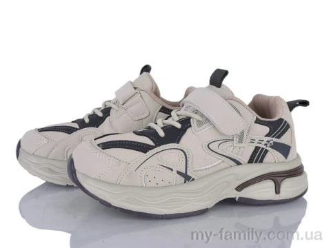 Кросівки штучна шкіра-текстиль бежевий діти унісекс, Дитячі кросівки оптом