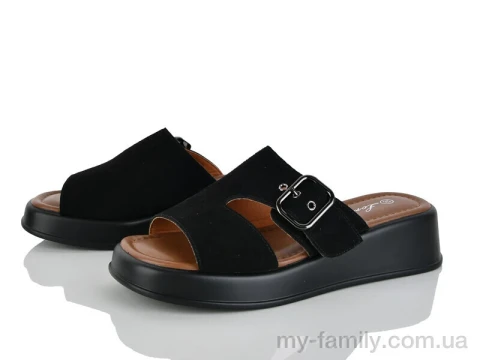 Шльопанці штучна замша чорний жінки -, Жіночі шльопанці оптом