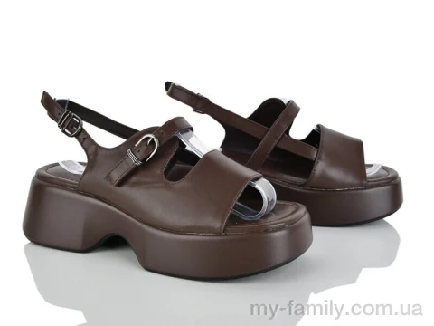 Босоніжки штучна шкіра коричневий жінки -, Жіночі босоніжки оптом