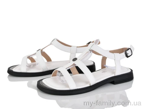 Босоніжки штучна шкіра білий жінки -, Жіночі босоніжки оптом