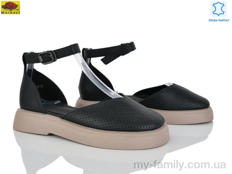 Туфлі натуральна шкіра чорний жінки -, Туфлі жіночі оптом