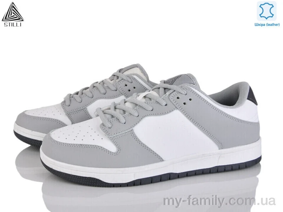 Кросівки натуральна шкіра сірий чоловіки -, Чоловічі кросівки оптом