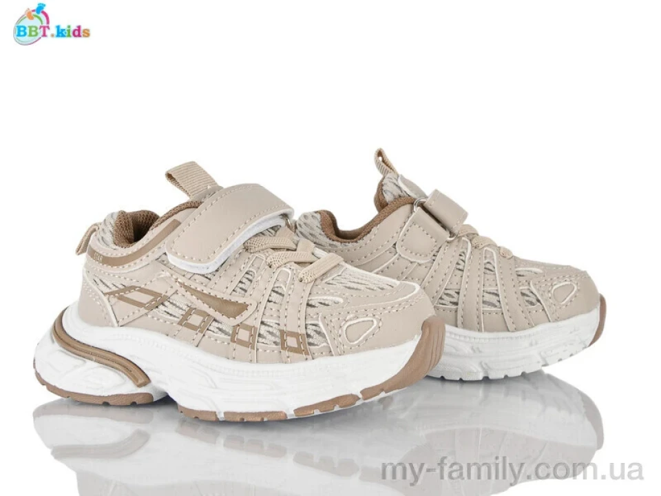 Кросівки штучна шкіра-текстиль бежевий діти унісекс, Дитячі кросівки оптом