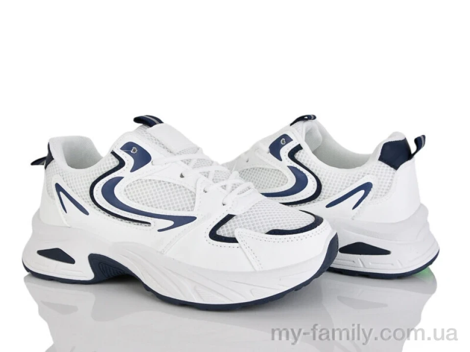 Кросівки штучна шкіра-текстиль білий жінки -, Жіночі кросівки оптом