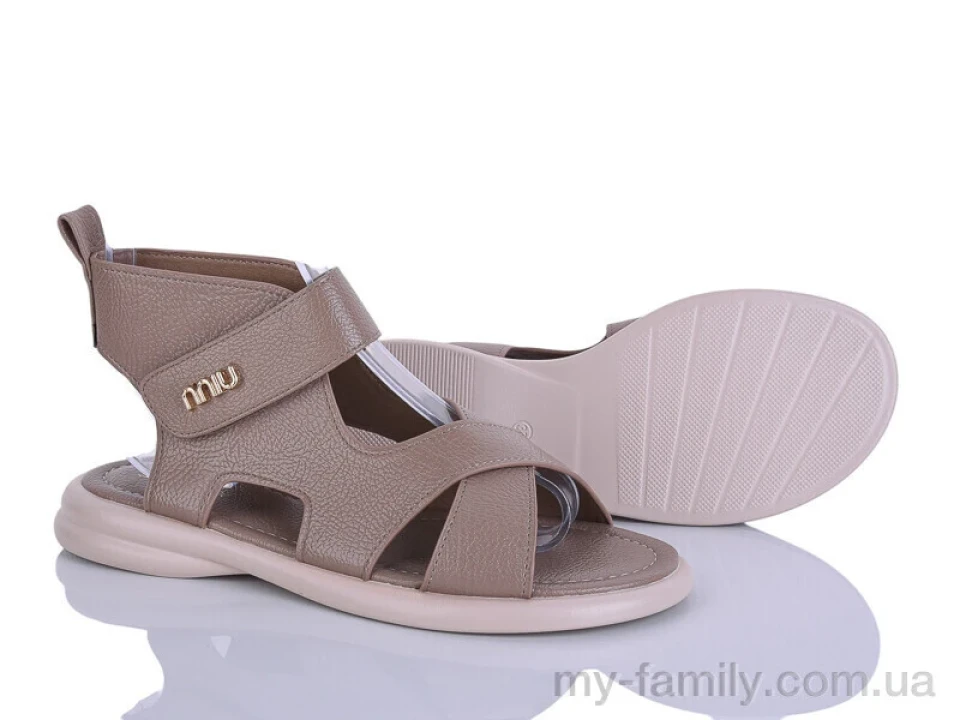 Босоніжки штучна шкіра коричневий жінки -, Жіночі босоніжки оптом