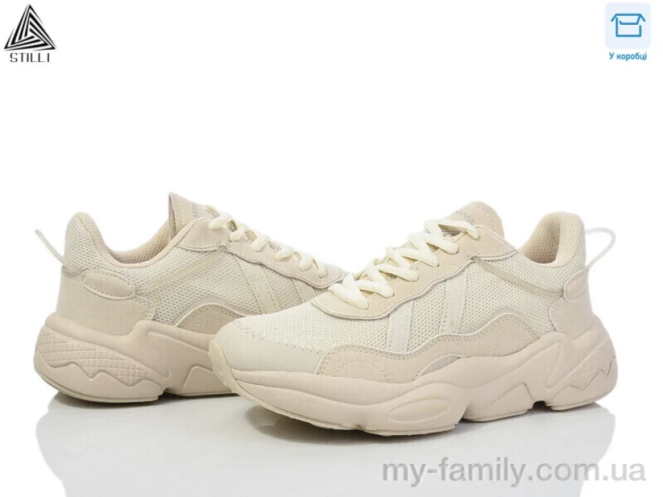 Кросівки штучна шкіра-текстиль бежевий жінки -, Жіночі кросівки оптом