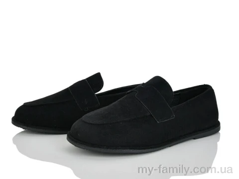 Туфлі штучна замша чорний жінки -, Туфлі жіночі оптом