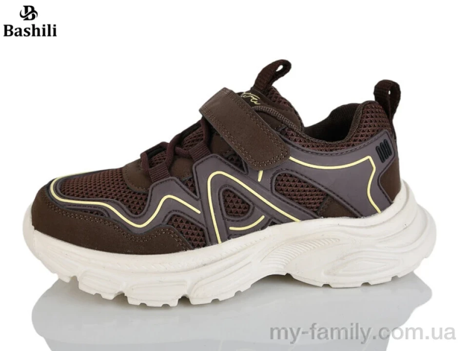 Кросівки штучна шкіра-текстиль коричневий діти унісекс, Дитячі кросівки оптом