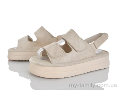 Босоніжки штучна замша бежевий жінки -, Жіночі босоніжки оптом