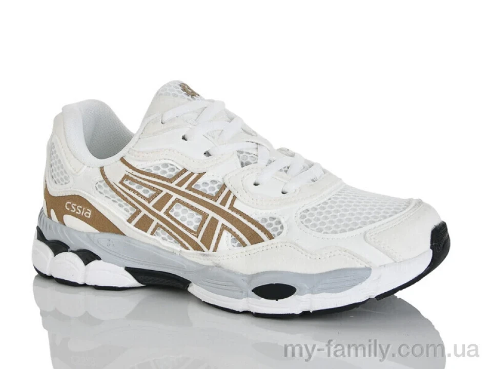 Кросівки штучна замша-текстиль білий жінки -, Жіночі кросівки оптом