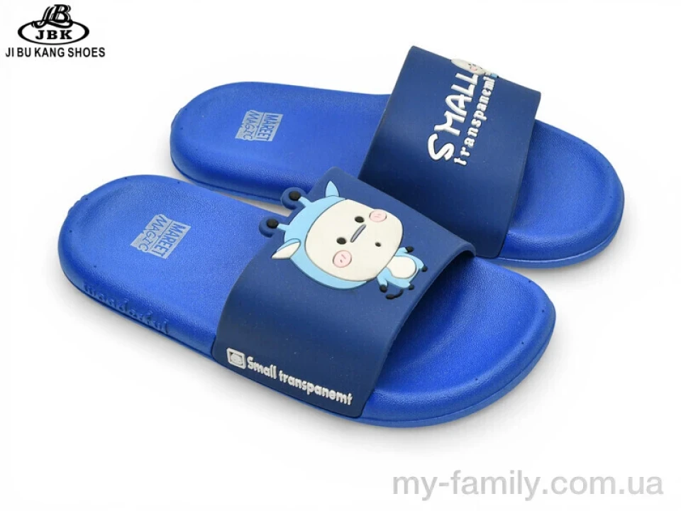 Шльопанці силікон синій діти хлопчик, Дитячі шльопанці оптом