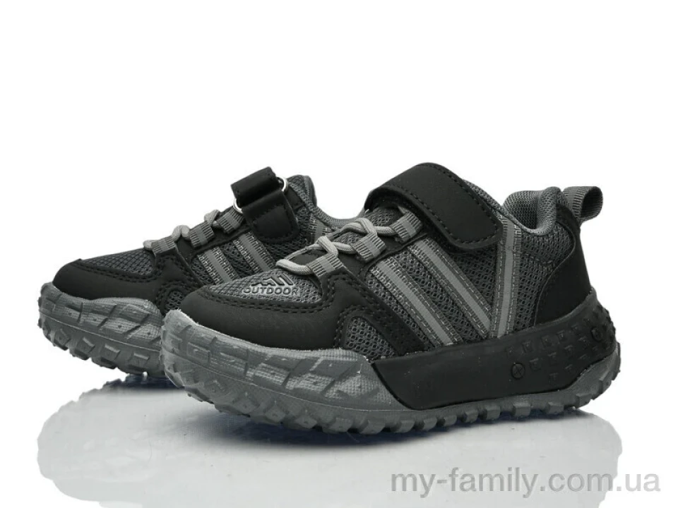 Кросівки штучна шкіра-текстиль сірий діти хлопчик, Дитячі кросівки оптом