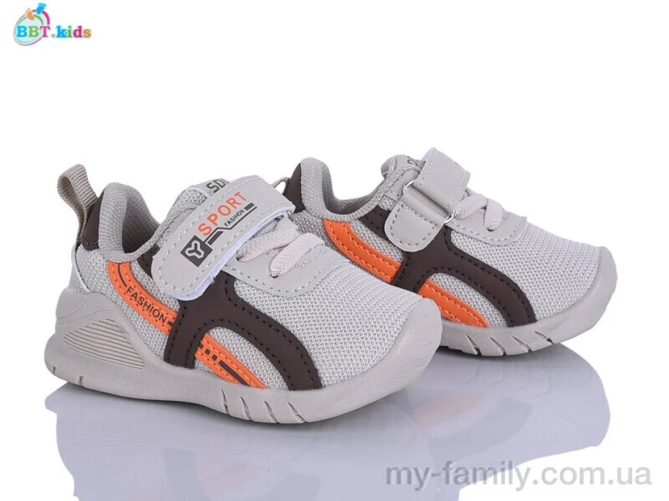 Кросівки штучна шкіра-текстиль бежевий діти унісекс, Дитячі кросівки оптом