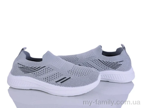 Кроссовки текстиль серый дети унисекс, Детски кроссовки оптом