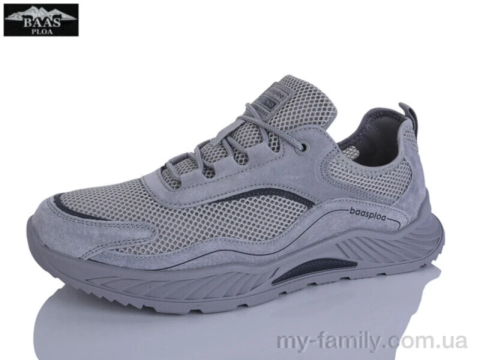 Кросівки штучна замша-текстиль сірий чоловіки -, Чоловічі кросівки оптом