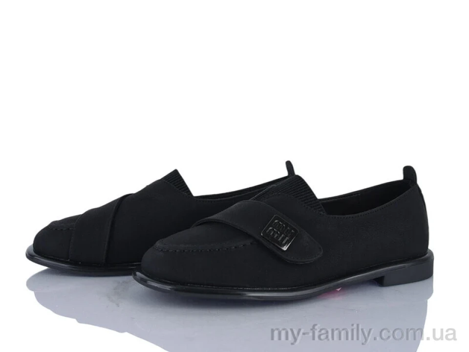 Туфлі штучна шкіра чорний жінки -, Туфлі жіночі оптом