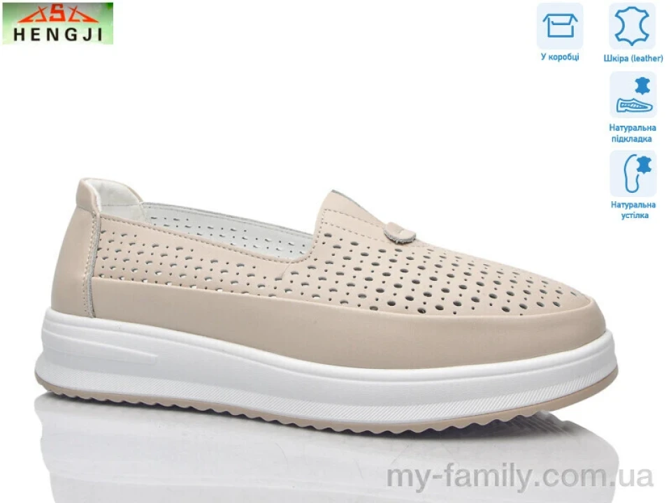 Туфлі натуральна шкіра бежевий жінки -, Туфлі жіночі оптом