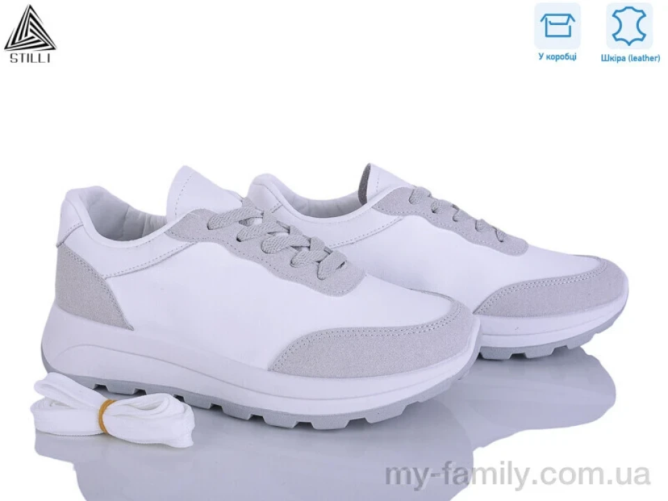 Кросівки натуральна шкіра-натуральна замша білий жінки -, Жіночі кросівки оптом