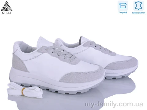 Кросівки натуральна шкіра-натуральна замша білий жінки -, Жіночі кросівки оптом