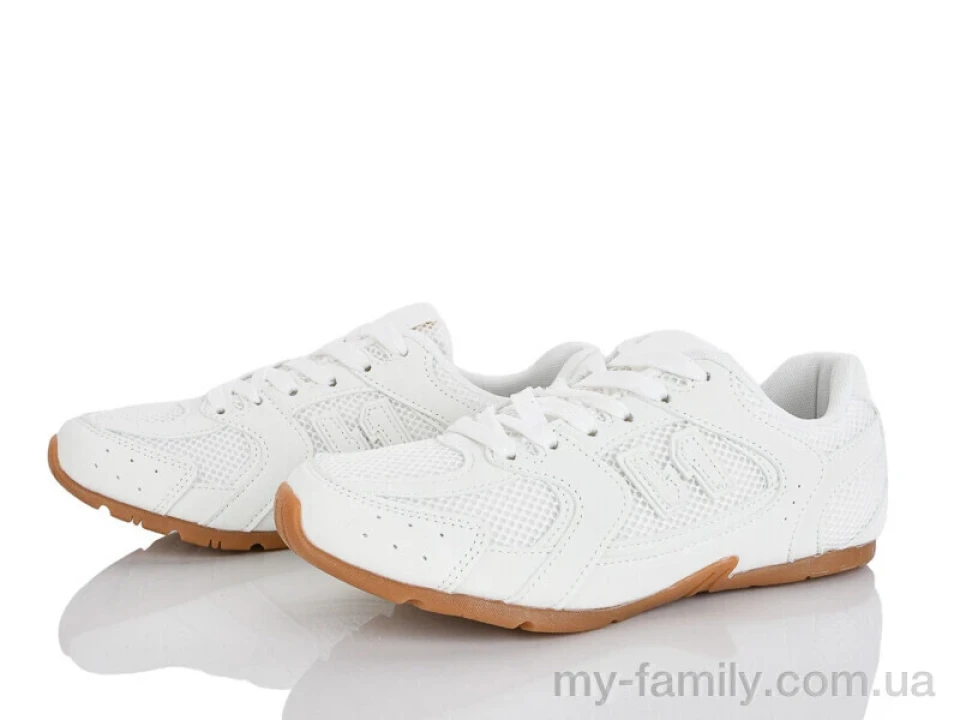 Кросівки штучна шкіра-текстиль білий жінки -, Жіночі кросівки оптом