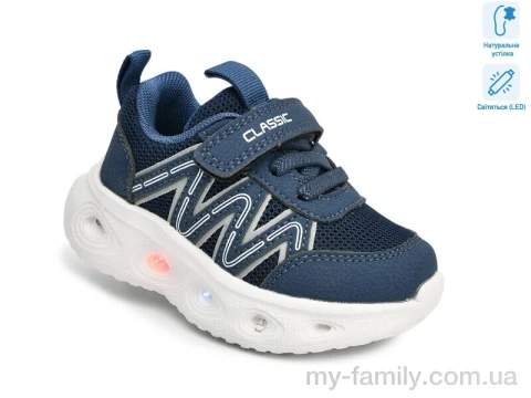 Кроссовки искусственная кожа-текстиль синий дети мальчик, Детски кроссовки оптом