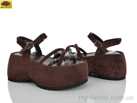 Босоніжки штучна замша коричневий жінки -, Жіночі босоніжки оптом