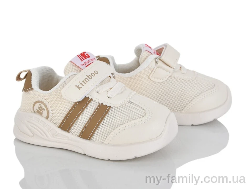 Кросівки штучна шкіра-текстиль бежевий діти унісекс, Дитячі кросівки оптом