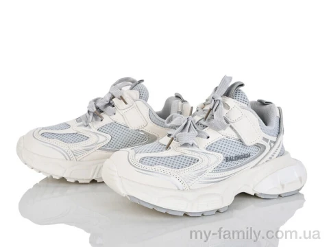 Кросівки штучна шкіра-текстиль сірий діти дівчинка, Дитячі кросівки оптом