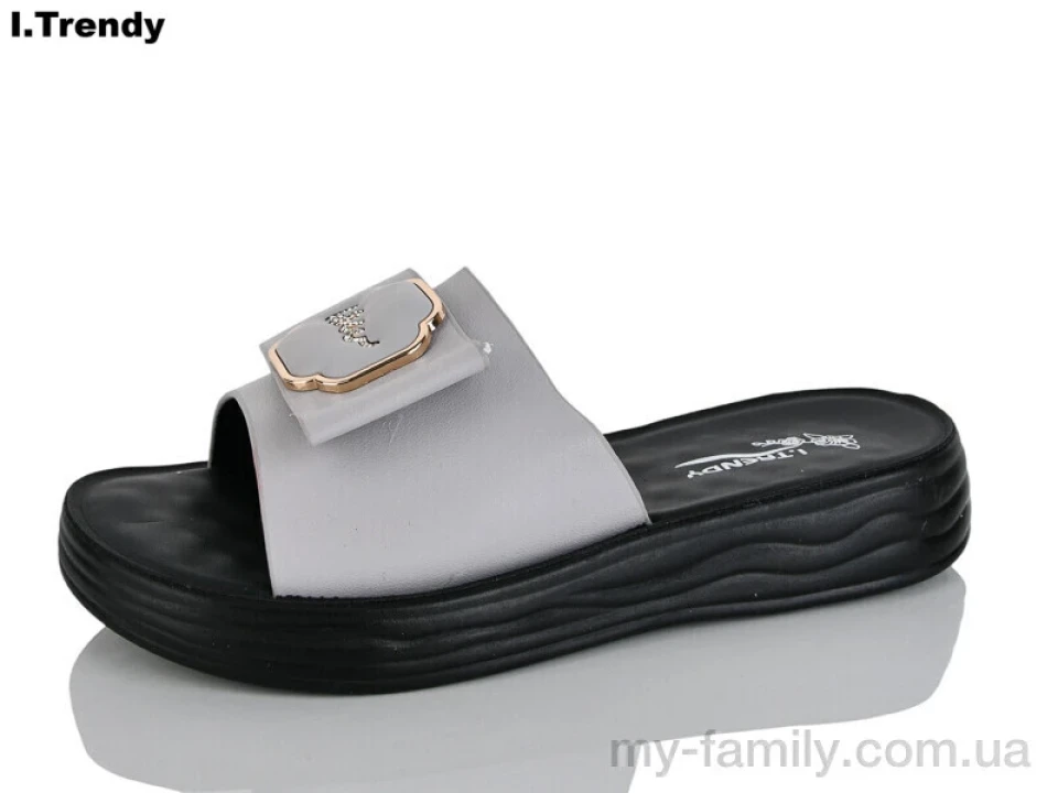 Шльопанці штучна шкіра сірий жінки -, Жіночі шльопанці оптом