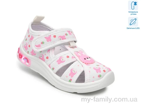Капці текстиль білий діти дівчинка, Дитячі капці оптом