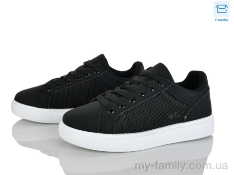 Кросівки штучна шкіра-текстиль чорний жінки -, Жіночі кросівки оптом