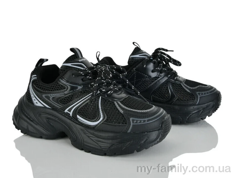 Кросівки штучна шкіра-текстиль чорний діти дівчинка, Дитячі кросівки оптом