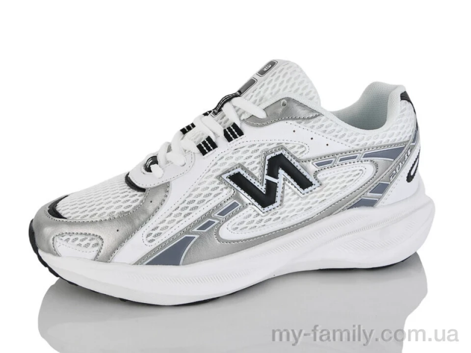 Кросівки штучна шкіра-текстиль білий жінки -, Жіночі кросівки оптом