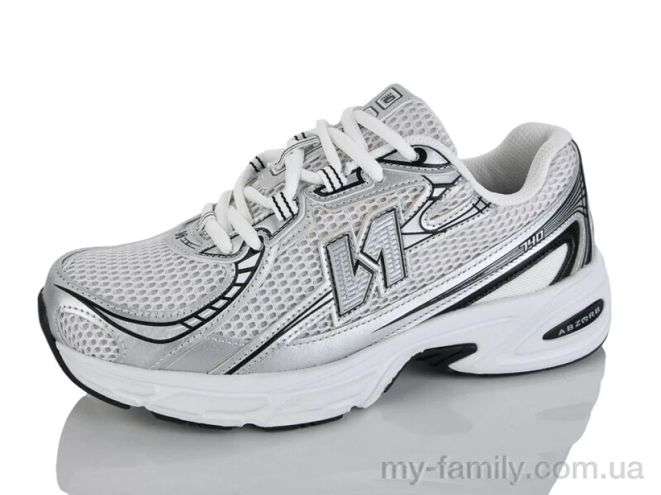 Кросівки штучна шкіра-текстиль сірий жінки -, Жіночі кросівки оптом