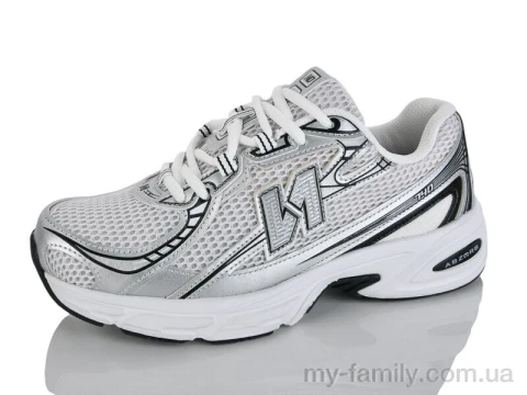 Кроссовки искусственная кожа-текстиль серый женщины -, Женские кроссовки оптом