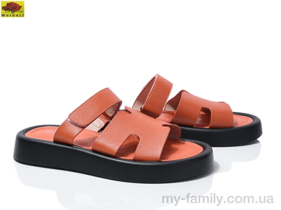 Шльопанці штучна шкіра помаранчевий жінки -, Жіночі шльопанці оптом