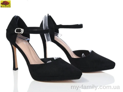 Туфлі штучна замша чорний жінки -, Туфлі жіночі оптом