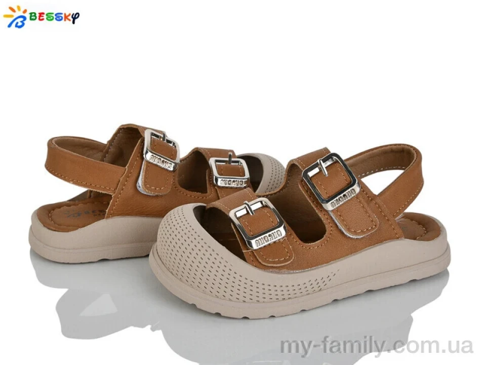 Босоніжки штучна шкіра коричневий діти дівчинка, Взуття оптом діти