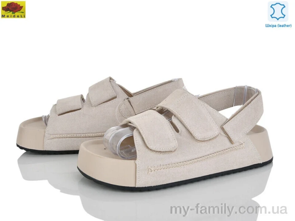 Босоніжки натуральна замша бежевий жінки -, Жіночі босоніжки оптом