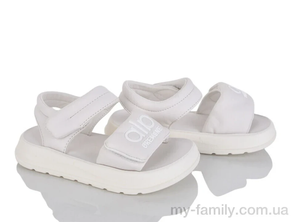 Босоніжки штучна шкіра білий діти дівчинка, Взуття оптом діти