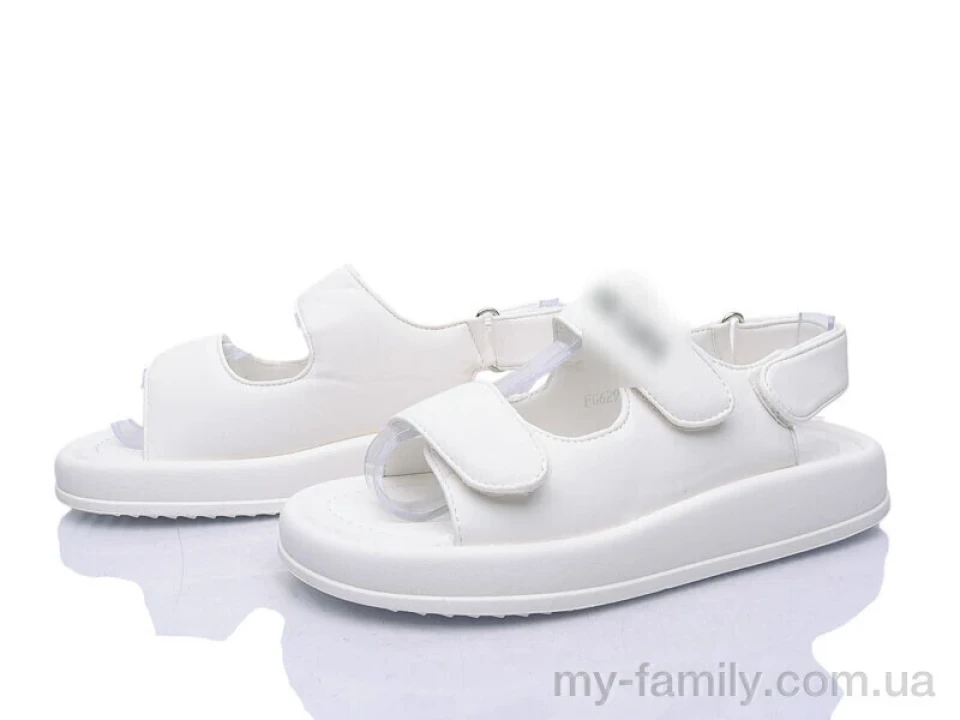 Босоніжки штучна шкіра білий діти дівчинка, Взуття оптом діти