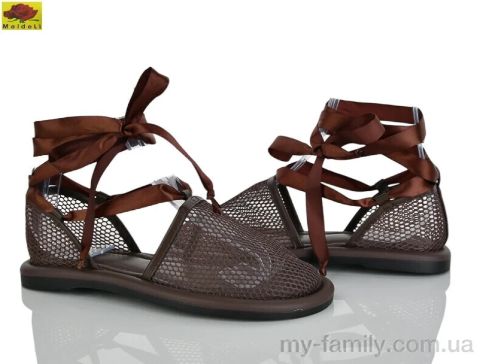 Босоніжки текстиль коричневий жінки -, Жіночі босоніжки оптом
