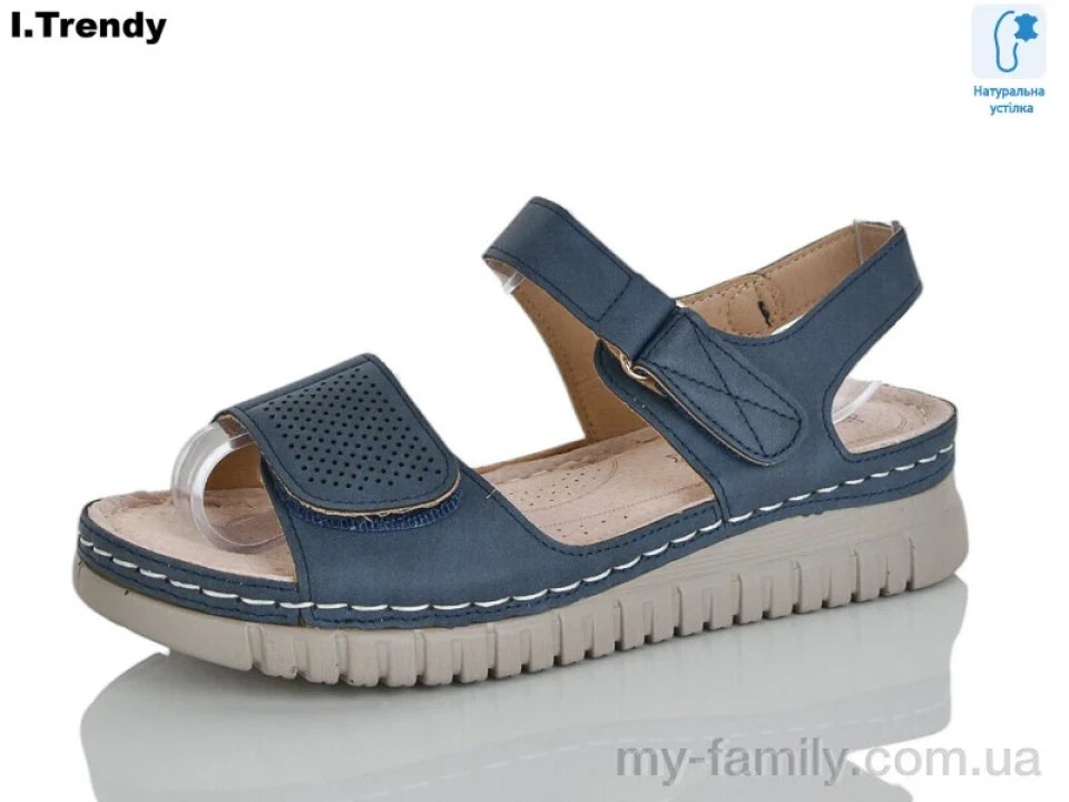 Босоніжки штучна шкіра синій жінки -, Жіночі босоніжки оптом