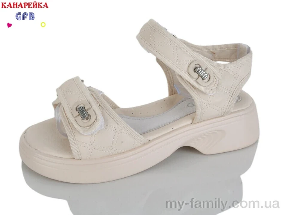 Босоніжки штучна шкіра бежевий діти дівчинка, Взуття оптом діти