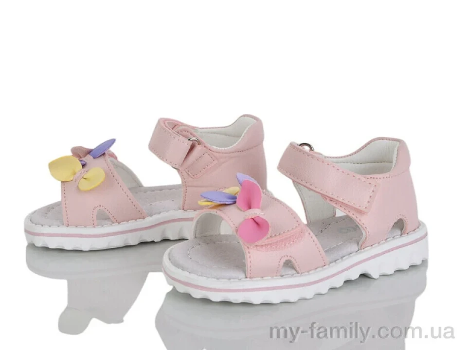 Босоніжки штучна шкіра рожевий діти дівчинка, Взуття оптом діти