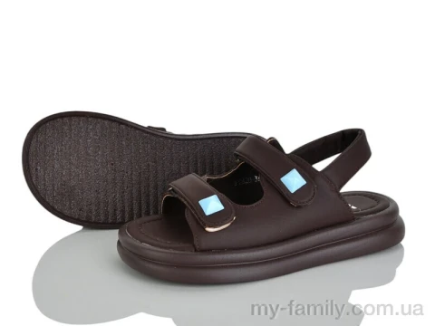 Босоніжки штучна шкіра коричневий діти дівчинка, Взуття оптом діти