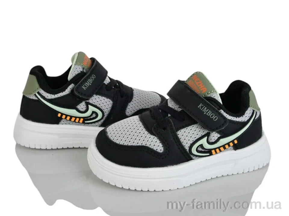 Кросівки штучна шкіра-текстиль чорний діти унісекс, Дитячі кросівки оптом